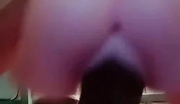 Chubby Man Screw His Toy Alone