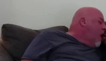 Caught by Neighbor! Jerking BBC Gets a Surprise When Neighbor Stops Over!