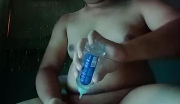 Stocky Bear Masturbating