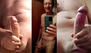 Cock Cum Cavalcade Watching Selfie with Hard Cock