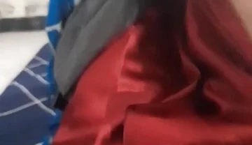 Wearing Mini Satin Skirt Inside Shorts