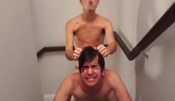 (gasp) Xavier Doing The Hammering