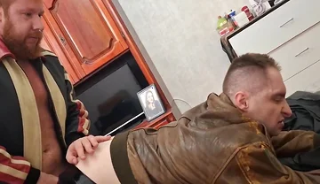 Russian Guys Fuck A Bitch In The Ass, But It Hurts