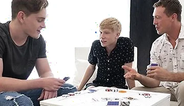 Tiny Boy Caleb Anthony Gives Up His Tight Hole To Big Stepbrother And Horny Stepdad