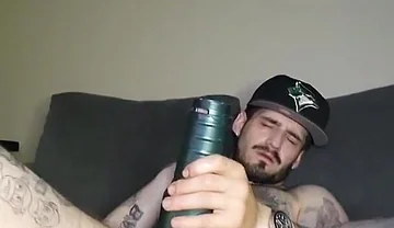 Young Hot Stud and His Fleshlight Part 3