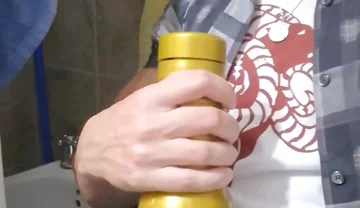 Fucking Fleshlight Clothed!