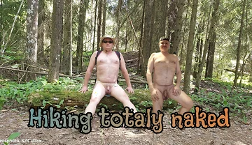 Naked Hike in Finnish Forrest