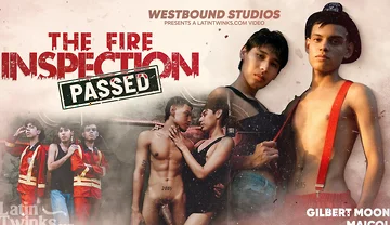 Gilbert Moon Can't Afford to Close His Club, so He Pays Firefighter Maicol with a Blowjob and His Ass