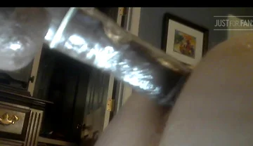My Ass Gets Fucked by Thrusting Dildo
