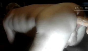 Thrusting Big Dildo Fucking My Ass