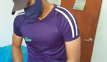 Indian Black Cock Gets Masturbated