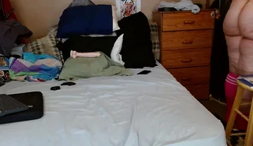 Obese Pig Sissy Cant Get His Tiny Dick Hard