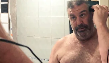 Before the Fight - Silver Daddy Boxer POV