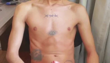 The Hot Blond Guy Woke up Horny.