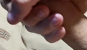 Huge Moaning Orgasm and Powerful Fountains of Sperm