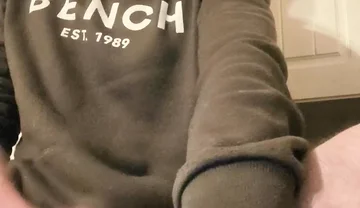 Big Dick Wanking and Smoking