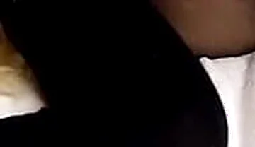 Fucking My Stepsister in Black Stockings! Cumming Inside Her with a Condom!