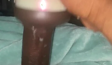 Moving Big Black Dick in Fleshlight