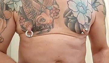 Sls-frank Jerking off Naked in a Public Toilet and Squirting the Cum Into a Condom