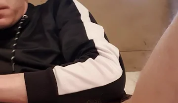 Skinny Young Lad in White Tight Boxers