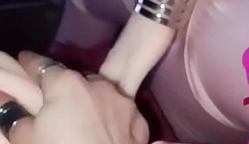 Handjob From a Doll with a French Manicure