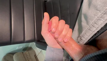 Powerful Cumshot After Edging and Moaning