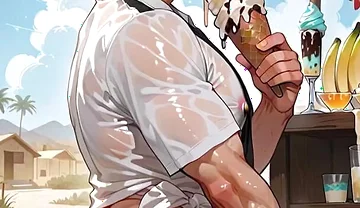 Man Blowjob Ass Fuck Cum