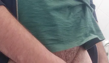 Naked in Bathroom Pubblic