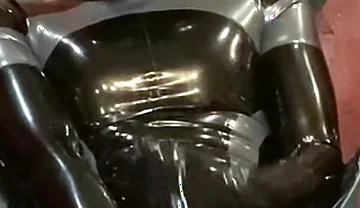 Vibrator Play in the Sex Swing - Alex Latex