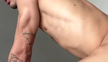 Big Dick Fucks Muscle Ass Bareback Anal Latino Tatted Stud