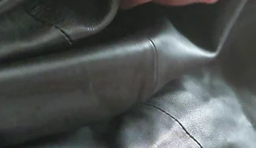 Edging in a Leather Skirt