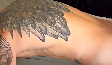 I Cum Incredibly Hard From My Friend's Huge Cock in My Ass - a Powerful Cumshot