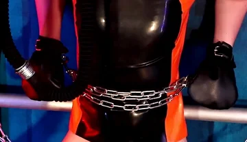 Bound and Breathing Scent Through a Gas Mask