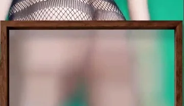 Fishnet Dress with and Without Some Panties