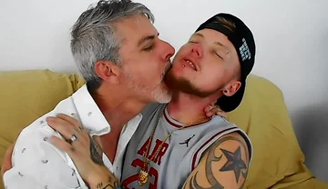 Hot Gay Kissing with Jc & Richard