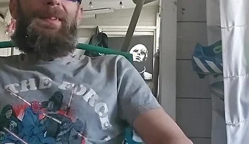 Smoking Fetish Masturbation at the Allotment