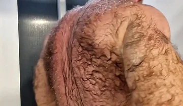Hairy Jack Taking a Shower