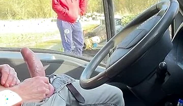 Daytime Truck Stop Meeting Inside My Truck With A Curious Encounter