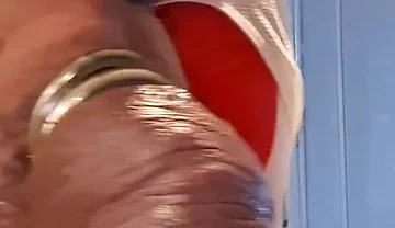 Wrestling Suit Shows Very Very Big Bulge