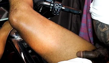Fucking Tony Genius on My Harley While Smoking a Cigar