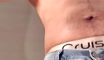 Masturbation Wearing Jeans