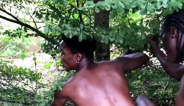Gay Men with Huge Cocks Having Sex Public Outdoor Anal Fun