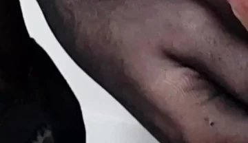 Sexy Dani Leg with Fountain Cum on Patterned Pantyhose