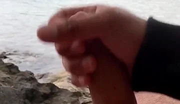 Young Solo Jerk at Lake