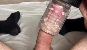 Jerking off While Wearing a Cock Ring