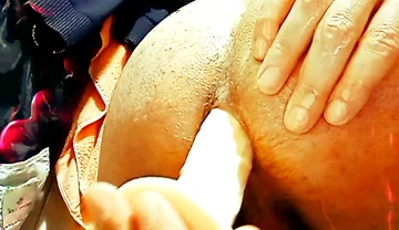 Dildo Rubbed Deep in My Hot Slippery Hole