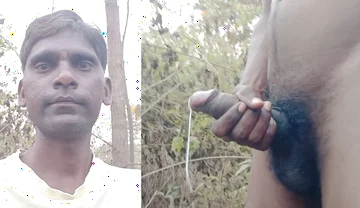 Rajesh Playboy 993 Outdoor Masturbating Big Cock and Cumming