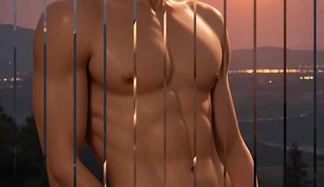 This Slim Toned Nude Man with Huge Erected Dick Will Shock You