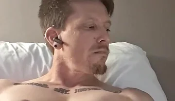 Muscular Guy Jerks off Solo with Massive Cumshot