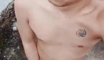 Waiting for Stepdaddy Outdoor! Pinoy Twink Naked Hard Cock, Masturbationa Nd Cumshot